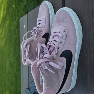 Nike Pink and Black Classic Sneakers